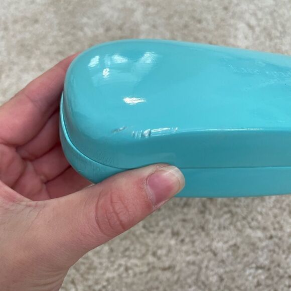 Kate Spade Tiffany Blue Eye Glasses Case - Picture 8 of 8
